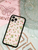 Wildflower Cases - Pink Posie Rosie, Compatible with Apple iPhone 16 Pro | Floral White Popular Aesthetic Cute Trendy - Protective Black Bumper, 4ft Drop Test Certified, Women Owned Small Business