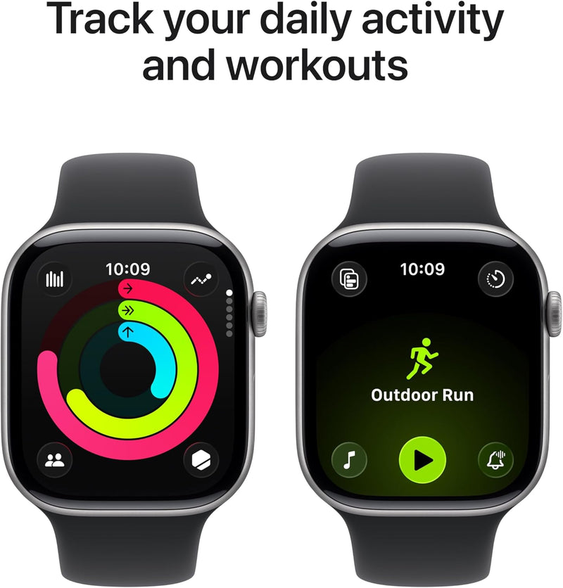 Apple Watch Series 11 GPS 46mm - Gris Espacial / Correa Negra
