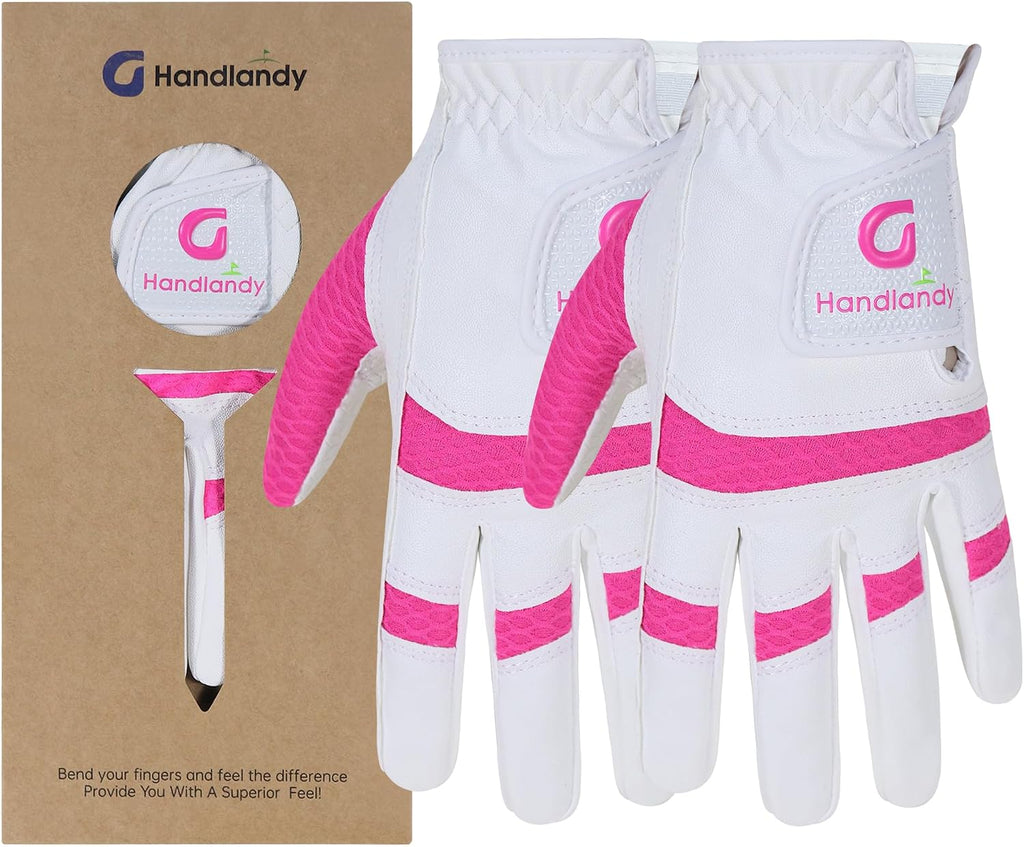 GIAMZONP Kids Golf Glove, Left Hand Youth Golf Glove for Junior Toddler, Durable & Breathable, Great Gift for Boys Girls