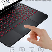 Funda con Teclado typecase Edge para iPad 11" (A16) / 10.ª Gen - Fibra de Carbono