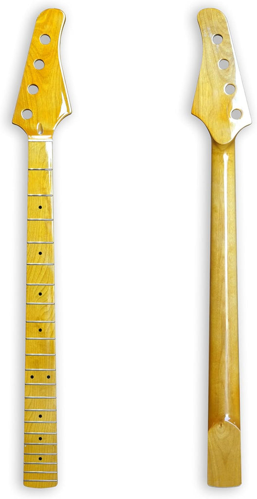 BexGears 4 String Electric Bass Guitar Neck 21 Fret Bolt On Maple fingerboard