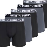 Mega oferta, PUMA Men's 5 Pack Performance Boxer Briefs, talla S y M