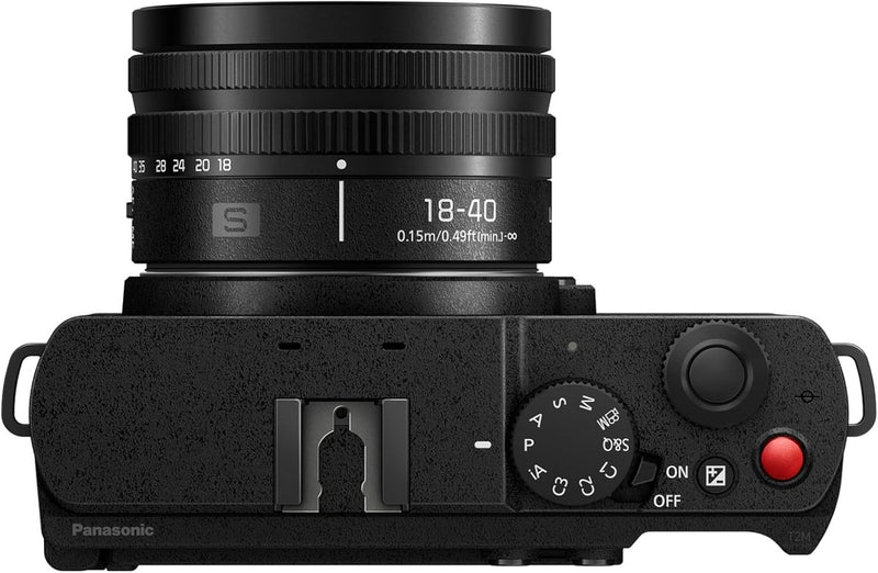 Panasonic LUMIX S9 Full-Frame Mirrorless Camera with S 18-40mm F4.5-6.3 Lens, Compact, Lightweight Body, Perfect for Social Media and Travel, Digital Cameras for Photography, DC-S9NK