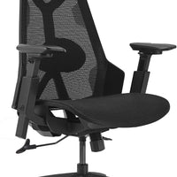 ASUS ROG Destrier Core Ergo Gaming Chair, Futuristic Cyborg Aesthetic, Versatile Seat Adjustments, Mobile Gaming Arm Support Mode, Acoustic Panel