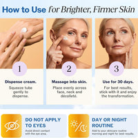 LilyAna Naturals Crema Facial Anti-Edad con Retinol para Mujeres – Crema para Arrugas y Cuello Reafirmante, Humectante de Retinol para Rostro con Ácido Hialurónico, Crema de Noche Hidratante para