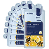 MEDIHEAL Dermaplus Green Tangerine Toning Mask (10ea)