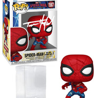 Funko Pop! Marvel Spider-Man Tom Holland Firmado (Reimpresion) con Estuche Protector