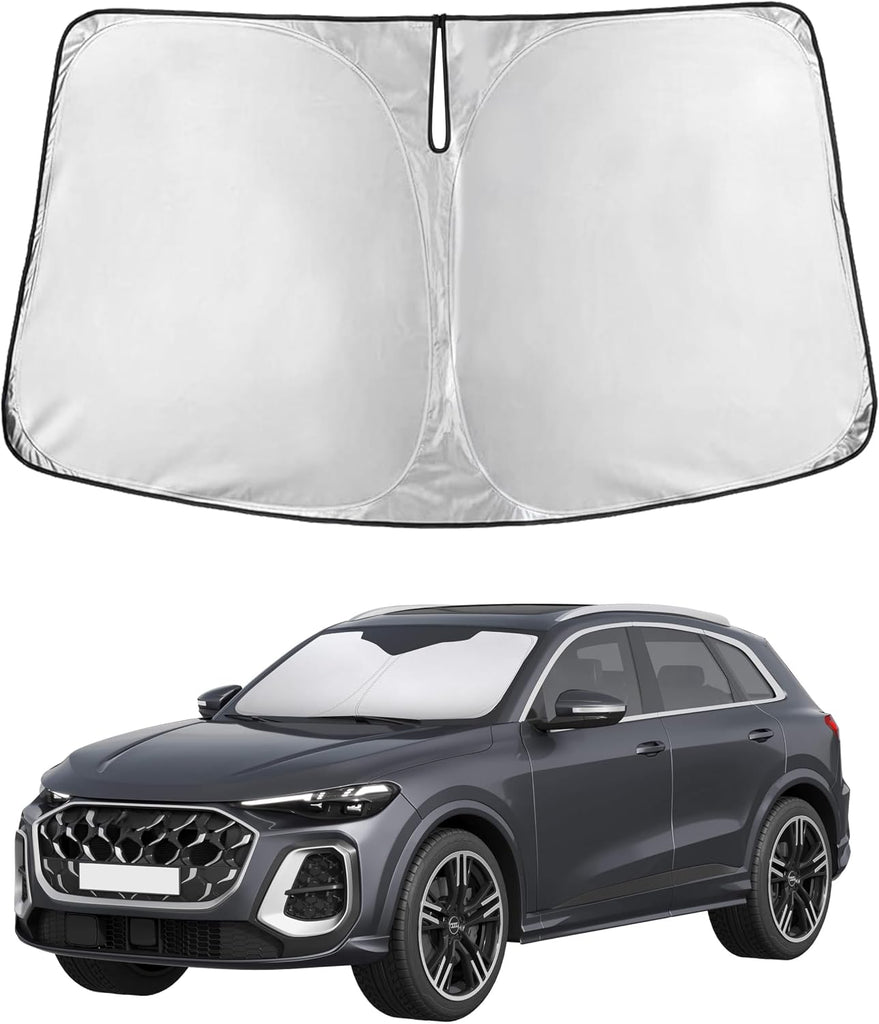 EcoNour Windshield Sunshade Compatible for Audi Q5 2018-2024 2025 2026