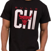 Junk Food NBA - Chicago Bulls City Mesh Adult SS T-Shirt Black