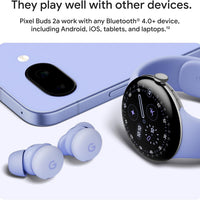 Google Pixel Buds 2a - Wireless Bluetooth Earbuds - Fog
