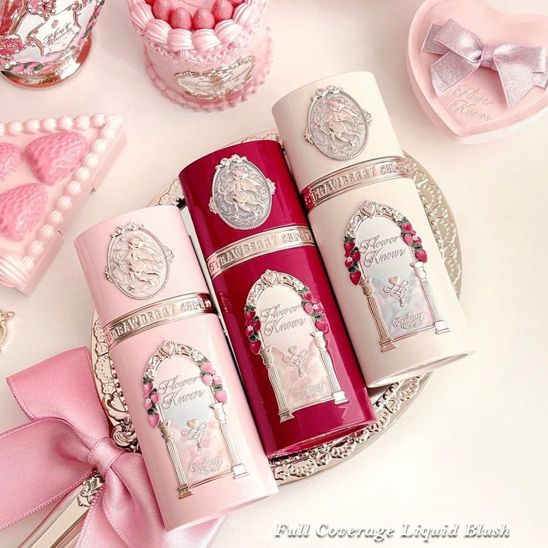 🍓✨ Dale a tus mejillas un glow de cuento con Flower Knows Strawberry Cupid