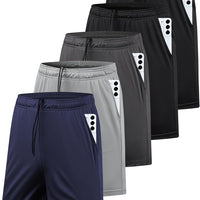Ofertaza, AKAWOOKO 5 Pack Men's Athletic Gym Shorts with Pockets