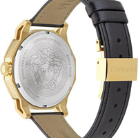 Versace Medusa Deco Leather Watch