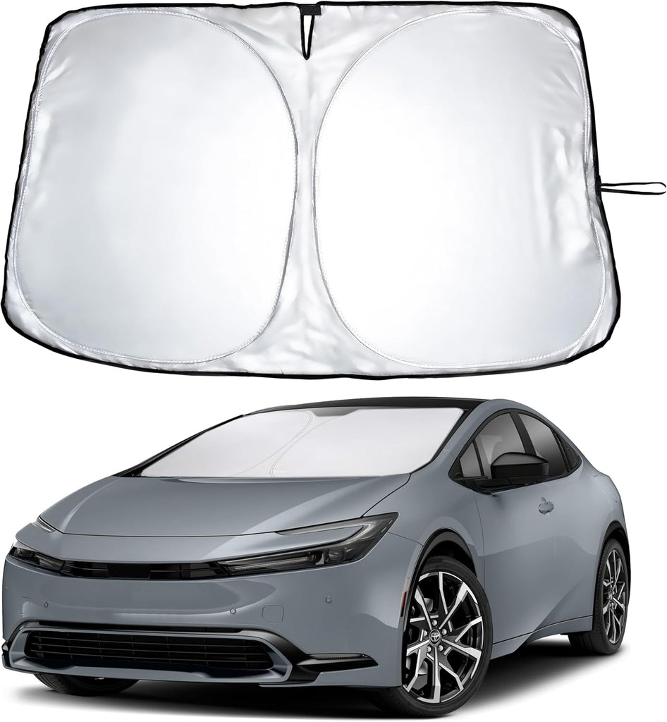 EcoNour Windshield Sunshade Compatible for Toyota Prius Hatchback 2023-2026