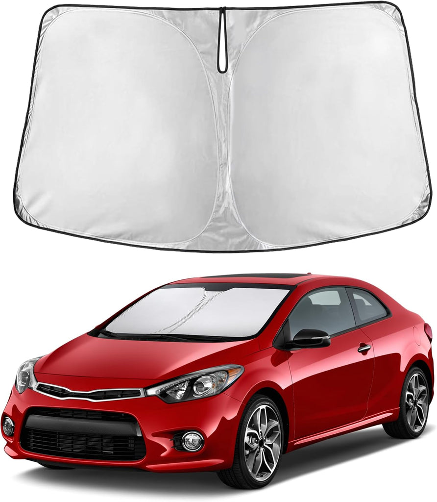 EcoNour Windshield Sunshade Compatible for Kia Forte 2014-2016 2017 2018