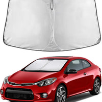 EcoNour Windshield Sunshade Compatible for Kia Forte 2014-2016 2017 2018
