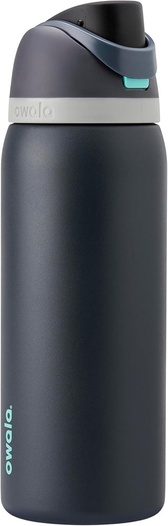 Owala FreeSip Stainless Steel Water Bottle 32 oz Foggy Tide