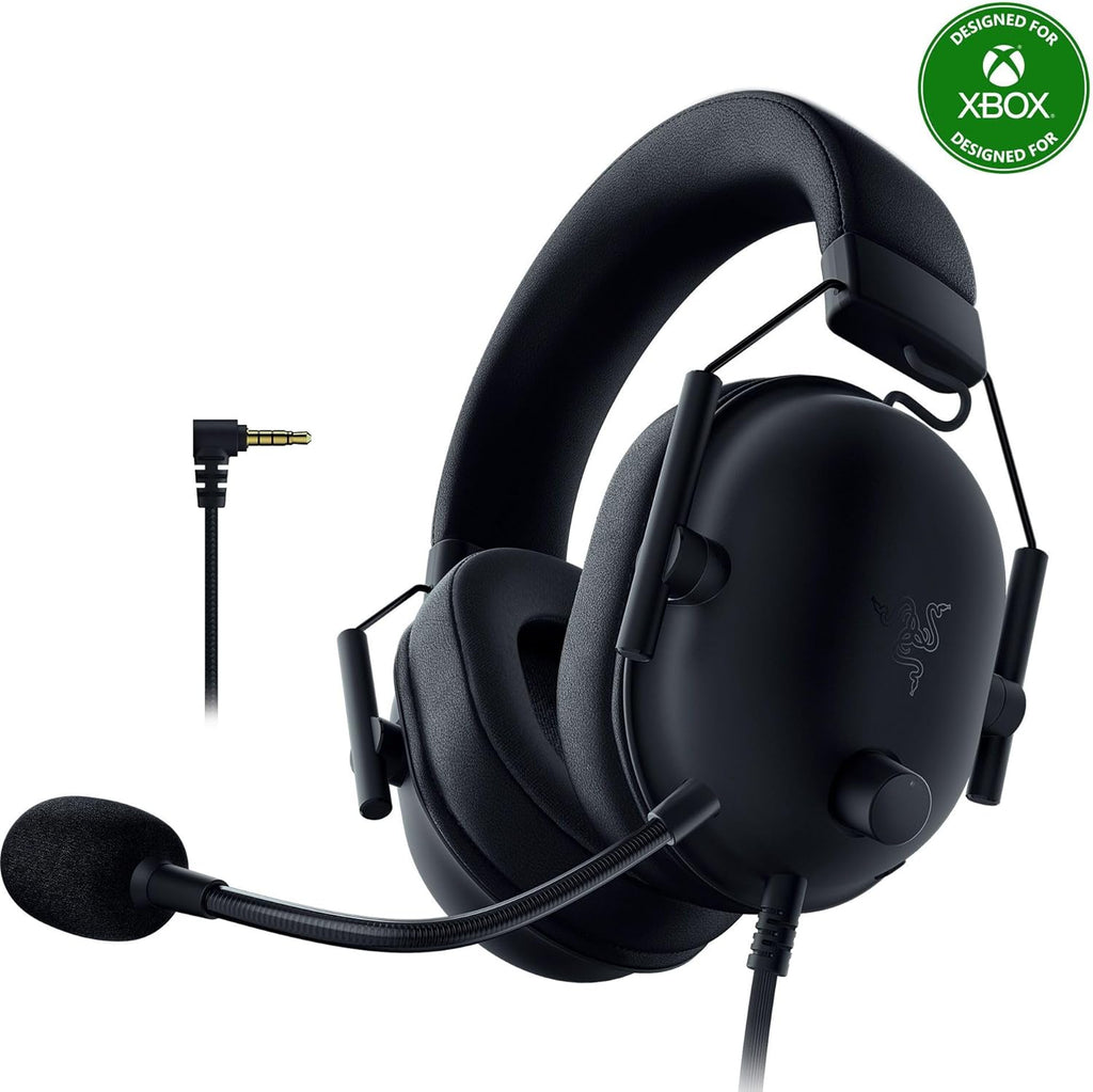 Razer BlackShark V2 X Xbox Gaming Headset, 3.5mm Audio Jack, Black