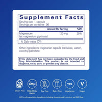 Pure Encapsulations Encapsulaciones puras - Magnesio (glicinado), ✅ Suplementos para la salud del corazón: esta cápsula de glicinato de magnesio activa las en ✅ Apoyo energético y óseo: el magnesio ap
