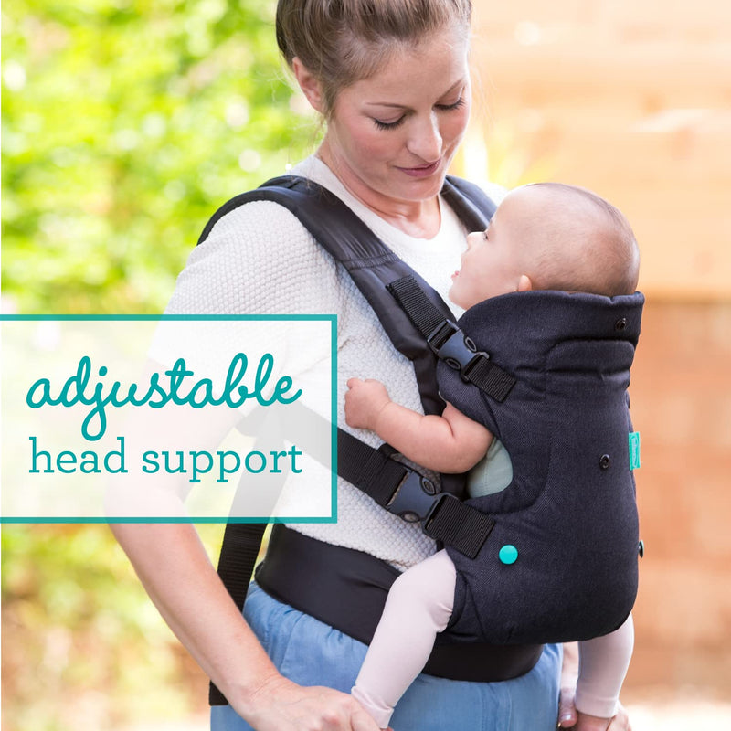 Infantino Flip Advanced 4 en 1 Portabebés Ergonómico Negro