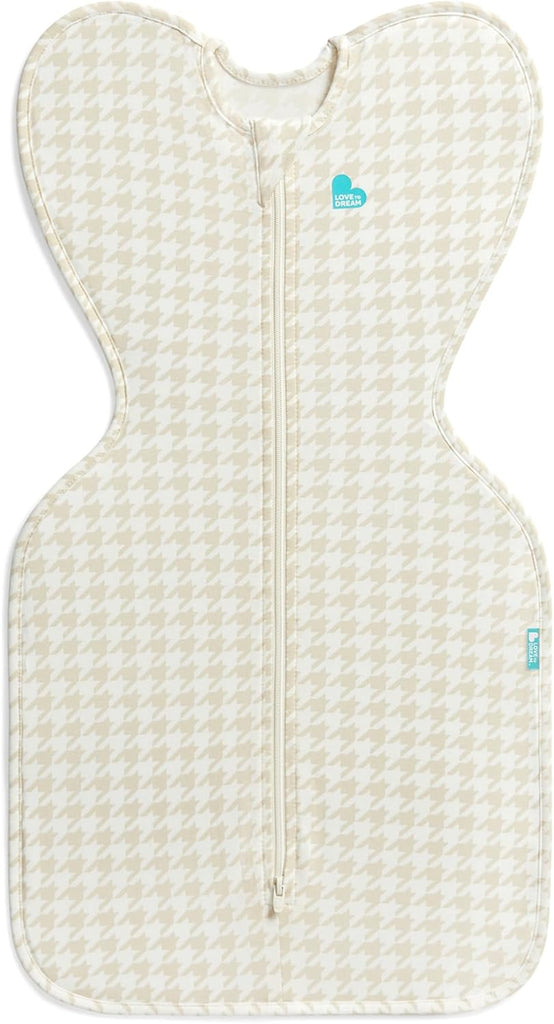 Love to Dream Swaddle Up Baby Sleep Sack | 1.0 TOG, 5-8.5lbs, Houndstooth