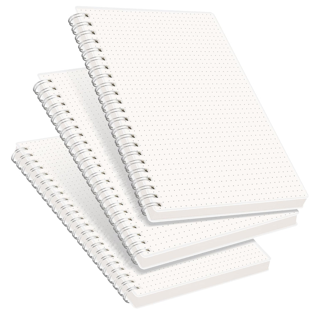 RETTACY Dotted Journal Notebook, 160 Pages per Pack, A5 (5.7'' × 8.3'')