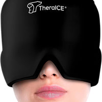 TheraICE Migraine Relief Cap, Headache Hat Ice Pack Mask, Cooling Head Wrap