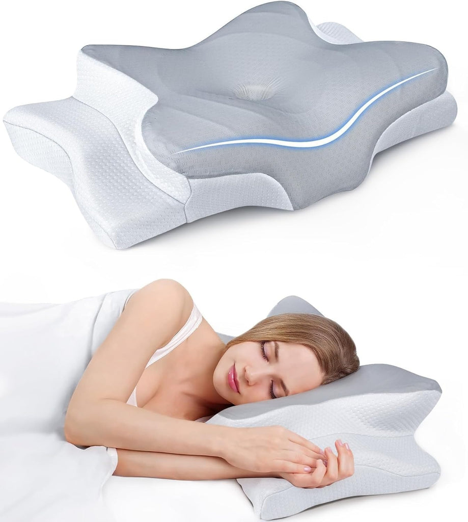 Cozyplayer Ultra Pain Relief Cooling Pillow for Neck Support