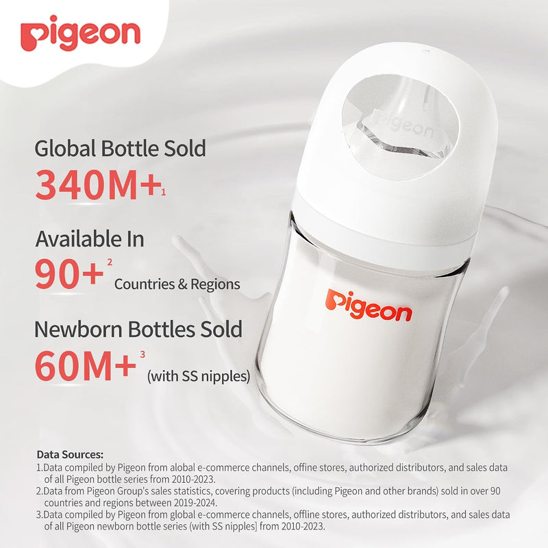 Botella de lactancia PP Pigeon de cuello ancho