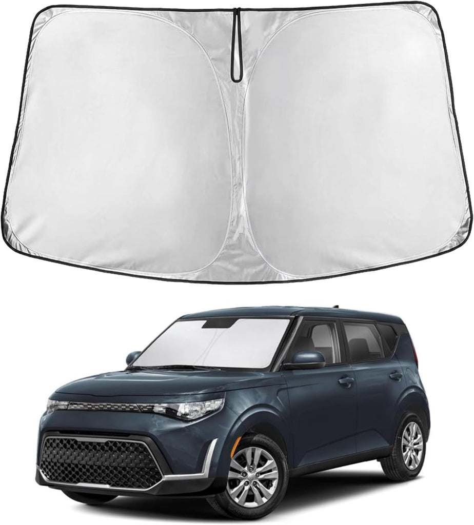 EcoNour Windshield Sunshade Compatible for Kia Soul 2020-2024 2025 2026
