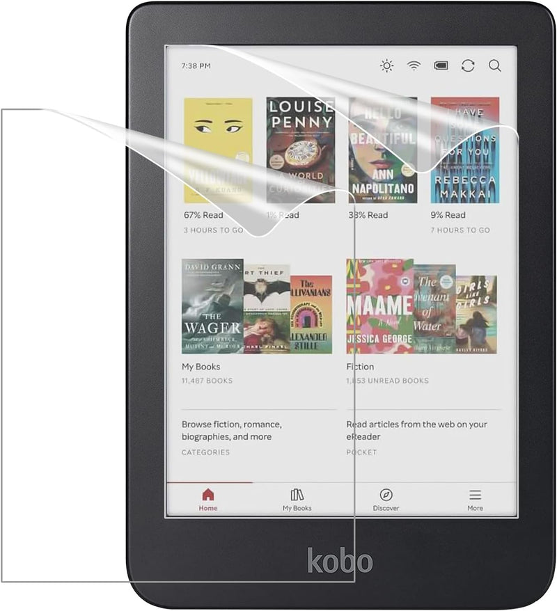 Kobo Clara Colour — eReader a Color 6" E Ink Kaleido 3, Resistente al Agua, 16GB, Negro