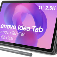 Lenovo Idea Tab - College Tablet - 11″ 2.5K IPS Touchscreen Display - 90Hz - MediaTek Dimensity 6300-8 GB Memory - 256 GB Storage - Integrated Arm Mali-G57 MC2 - Tab Pen and Folio Case