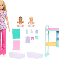 Barbie Careers Baby Doctor Themed Doll and Playset