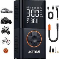 AstroAI L7 Tire Inflator Portable Air Compressor,150 PSI Cordless Bike Pump