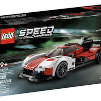 LEGO Speed Champions Porsche 963 76916, Model Car Building Kit, Racing Vehicle Toy for Kids, 2023 Collectible Set with Driver Minifigure, White