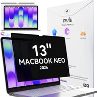 Peslv Magnetic Privacy Screen for Macbook Neo 13 Inch (2026, A18 Pro), Removable Matte Anti Glare Blue Light Protector P