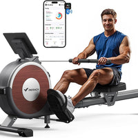 Merach Q1S Magnetic Rowing Machine Indoor, Dual Slide Rail, Quiet & Smooth