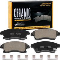 HECHENQICHE D1522 Front Ceramic Brake Pads Kit Fit For Chevrolet Cruze 2011-2015, For Chevrolet Cruze Limited 2016, For