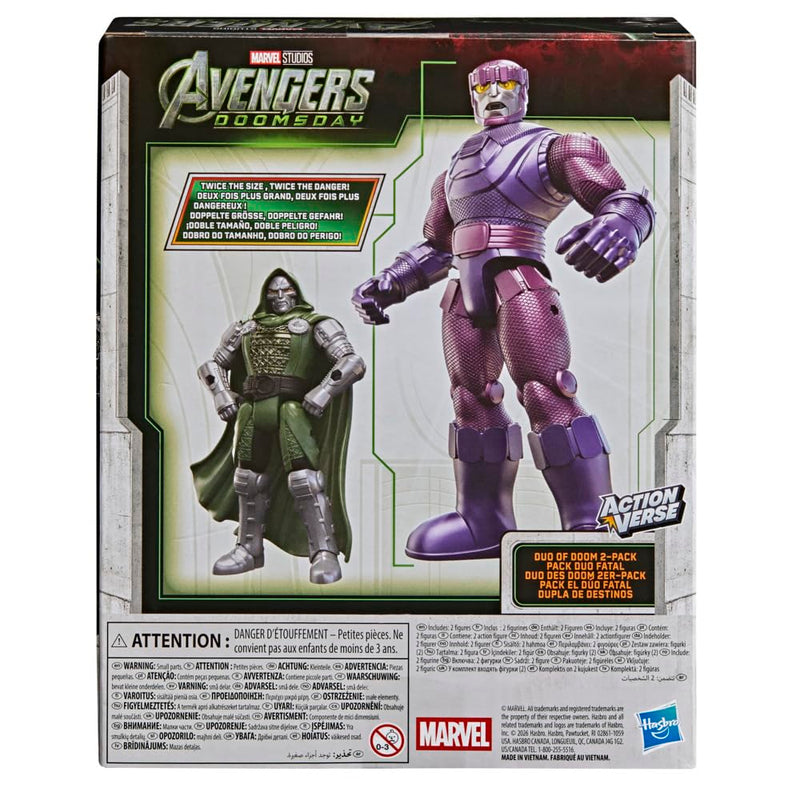 Marvel ActionVerse Duo of Doom Pack de 2 Figuras