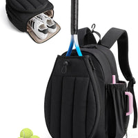BAGSMART Tennis Gym Bag for Women, 3-in-1 Pickleball Backpack Sports Duffle