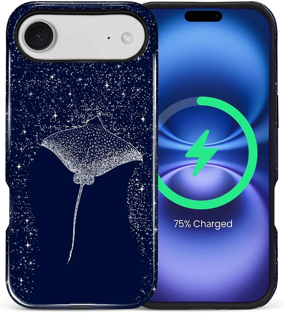QAFAN Magnetic for iPhone 17 Air Case,[Compatible with Magsafe] Dual Layer Protective Heavy Duty Shockproof Rugged Drop