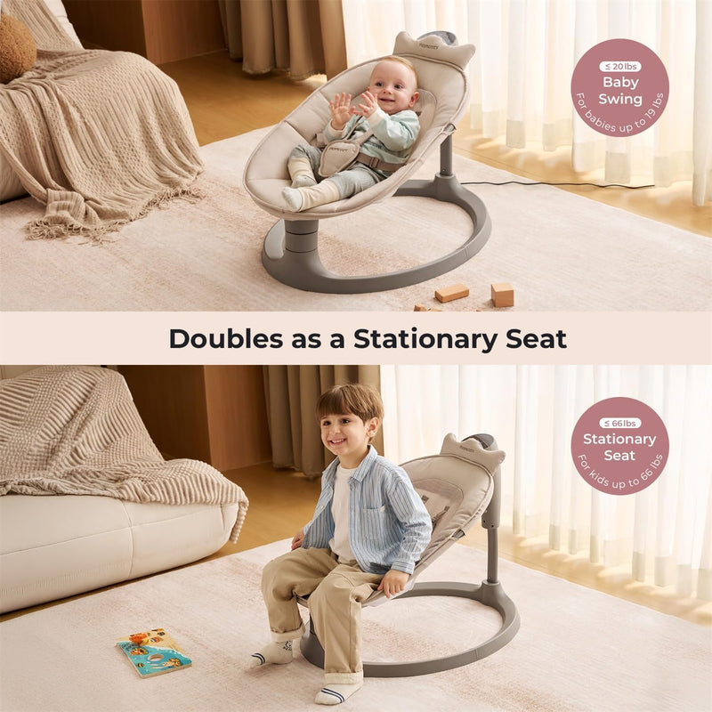 Momcozy Columpio Eléctrico 2 en 1 para Bebé