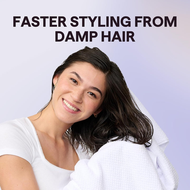 Wavytalk Cepillo secador de pelo de doble voltaje para Perú y viajes internacionales, mini cepillo jet de 110 V-240 V, cepillo secador de pelo iónico que reduce el daño, cabello lacio