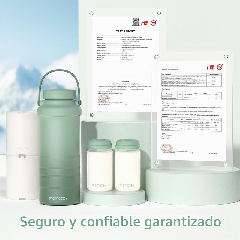 Momcozy Enfriador portátil de leche materna de 22 onzas para exteriores