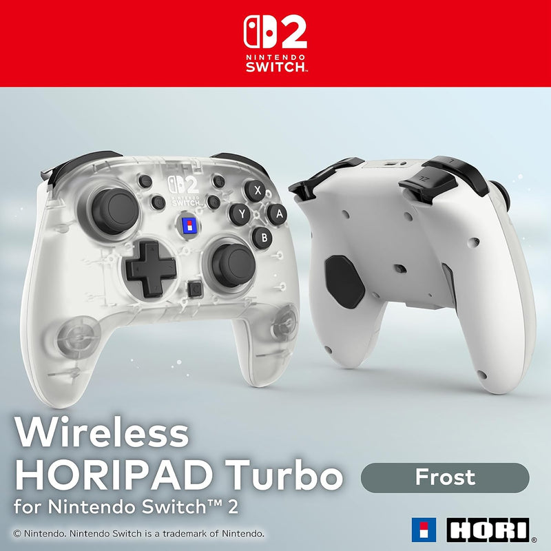 HORIPAD Turbo Inalámbrico para Nintendo Switch 2 - Frost