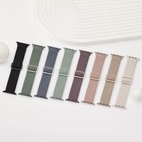 Suitisbest 4 Pack Braided Stretchy Band Compatible with Apple Watch Bands Women Men