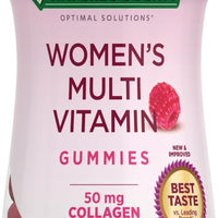 Nature's Bounty Optimal Solutions Women's Multivitamin, Raspberry, 80 Count
