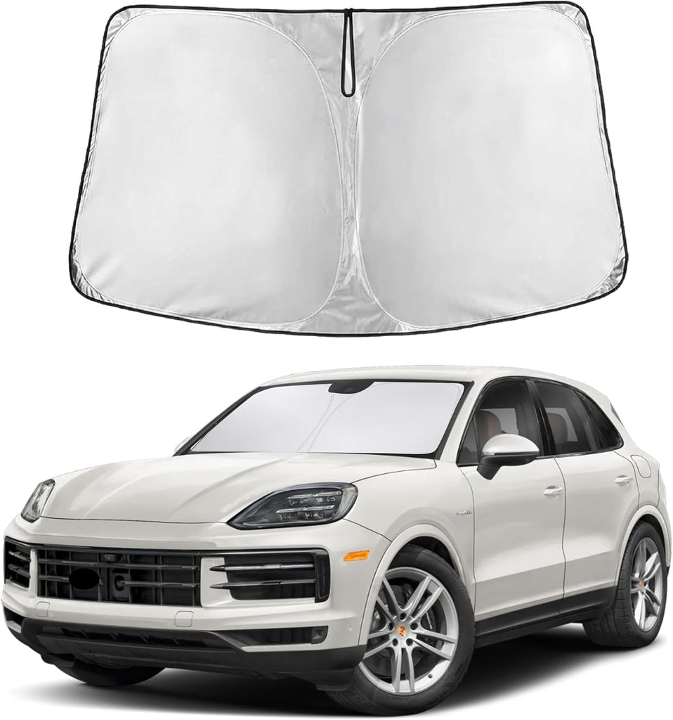 EcoNour Windshield Sunshade Compatible for Porsche Cayenne 2019-2024 2025