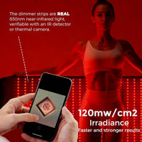 Quasar MD Nuevo Lanzamiento 2025 Alfombrilla de Terapia de Luz Roja Infrarroja - 1440 piezas de Chips LED SMD Profesionales - Longitudes de Onda de 660nm y 850nm, Alivio del Dolor, Mejora la Recuperac