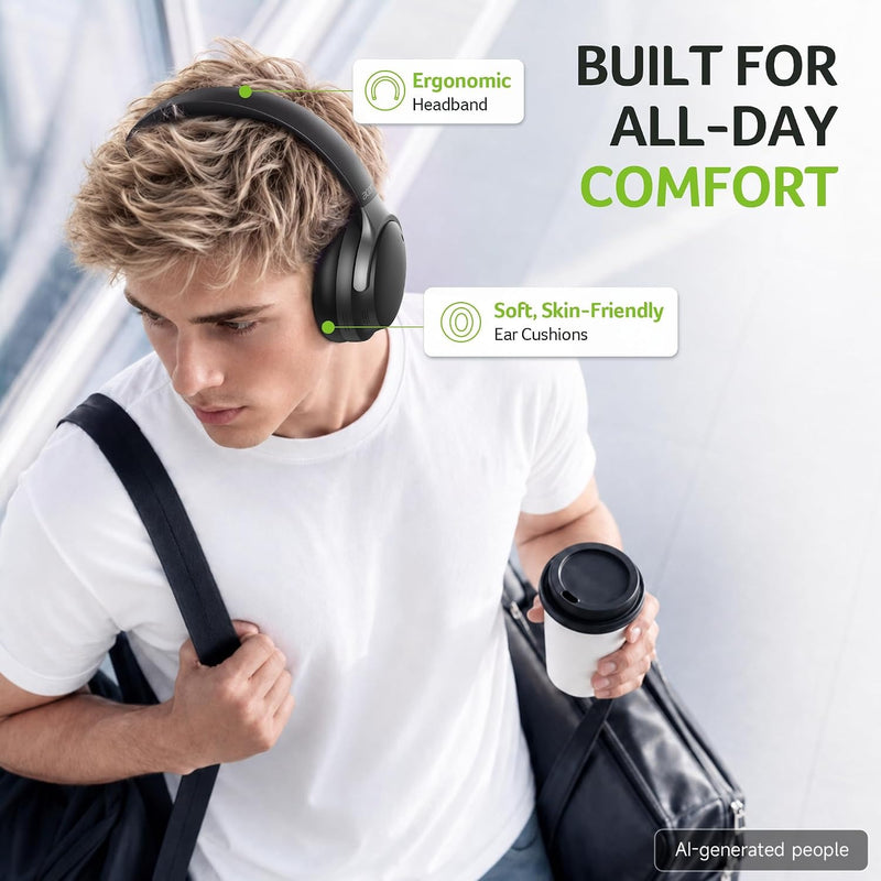 OFERTÓN! 🎧✨ Aísla el ruido y disfruta cada momento con Acer Wireless ANC Headphones